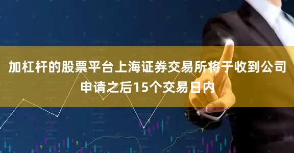 加杠杆的股票平台上海证券交易所将于收到公司申请之后15个交易日内