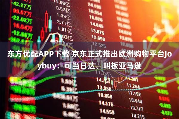 东方优配APP下载 京东正式推出欧洲购物平台Joybuy：可当日达、叫板亚马逊